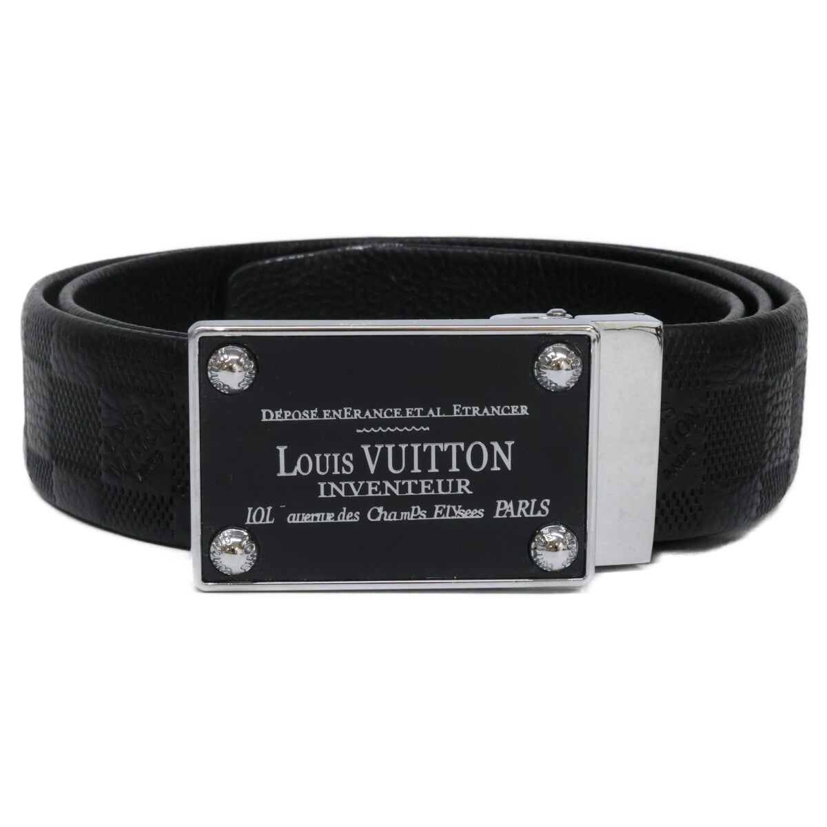 LOUIS VUITTON M9632 Damier Infini Inventeur Belt Size 46/115