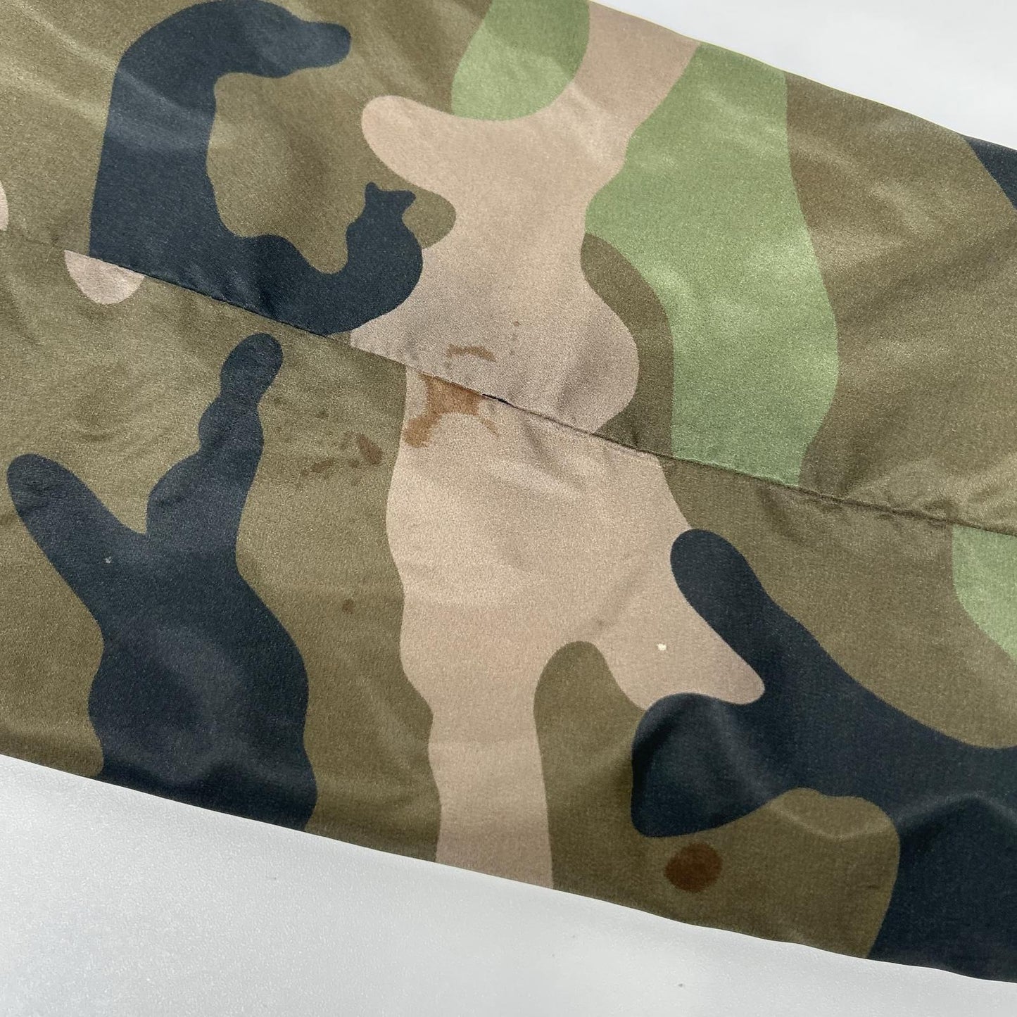 VALENTINO Khaki Camo Reversible Nylon Blouson Jacket Size 48
