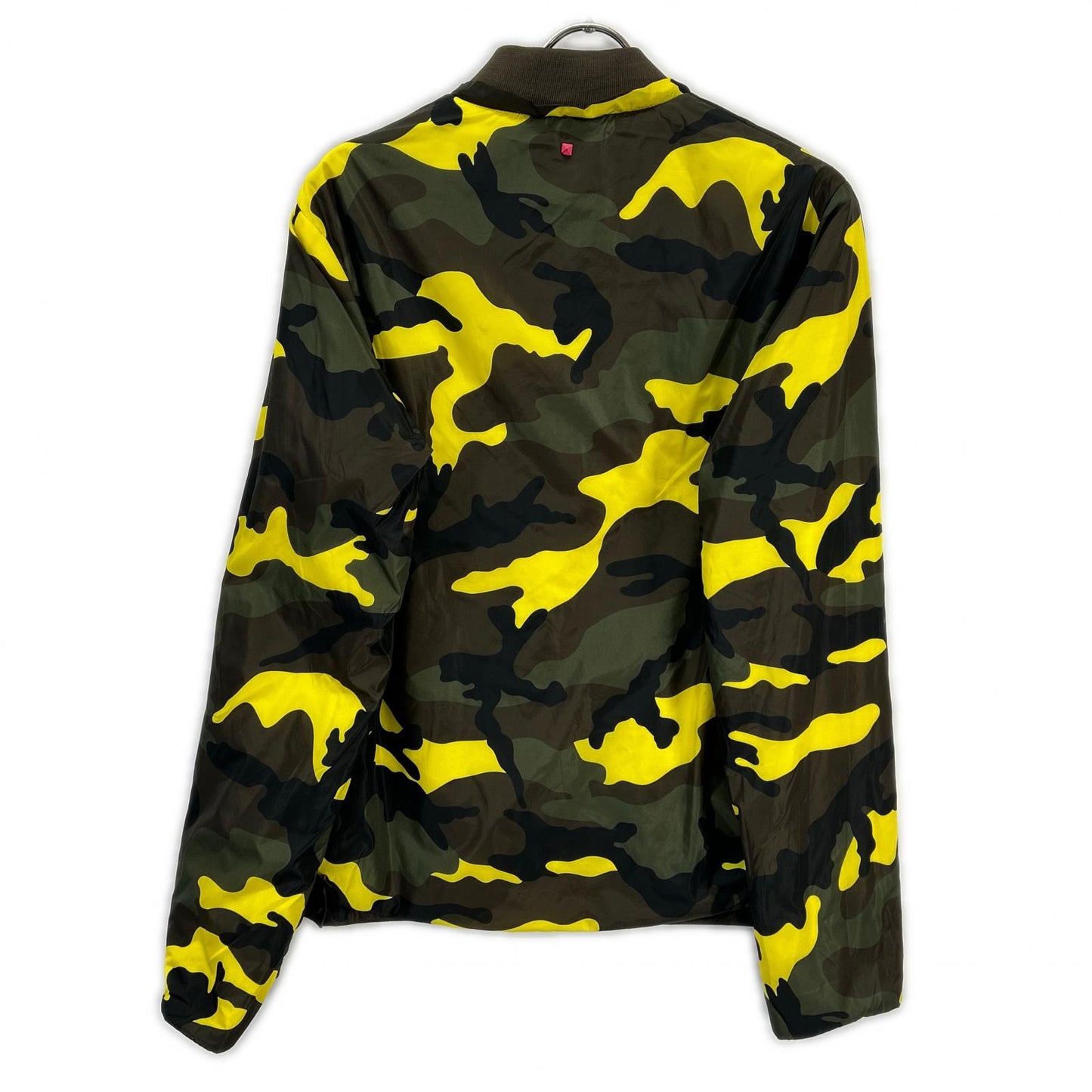 VALENTINO Khaki Camo Reversible Nylon Blouson Jacket Size 48