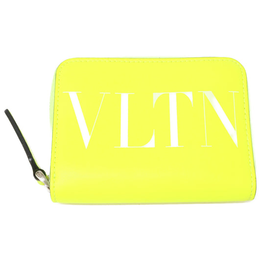 VALENTINO VLTN Fluo Neckholder Leather Wallet Size ONE SIZE