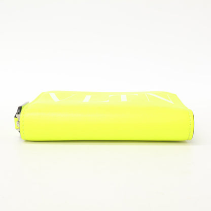 VALENTINO VLTN Fluo Neckholder Leather Wallet Size ONE SIZE