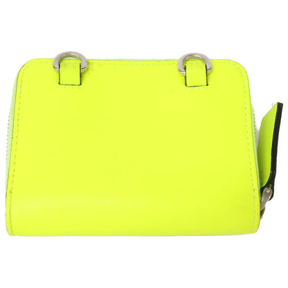 VALENTINO VLTN Fluo Neckholder Leather Wallet Size ONE SIZE
