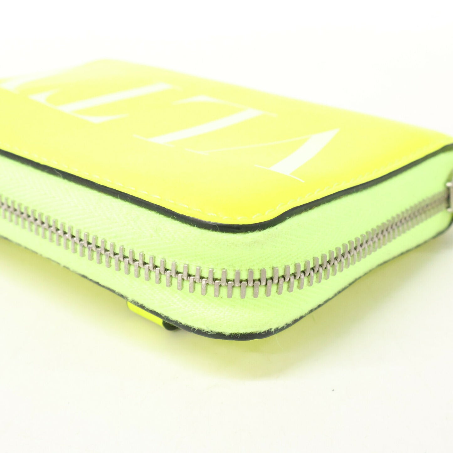 VALENTINO VLTN Fluo Neckholder Leather Wallet Size ONE SIZE
