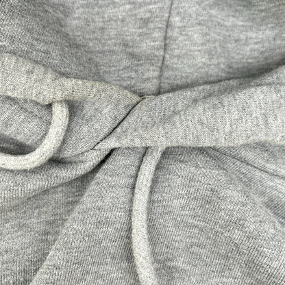 CELINE 2Y321052H Logo Print Hoodie Gray Cotton Size XXL