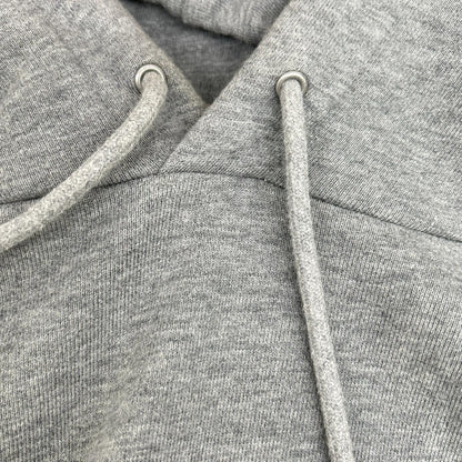 CELINE 2Y321052H Logo Print Hoodie Gray Cotton Size XXL