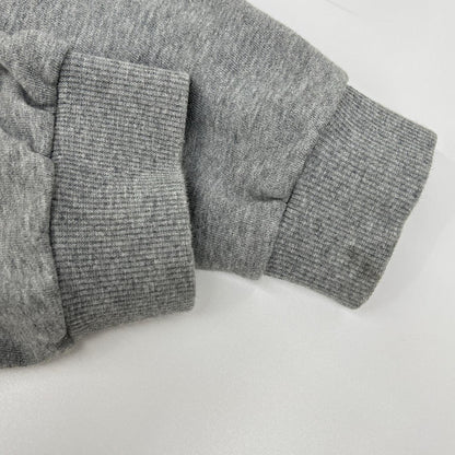 CELINE 2Y321052H Logo Print Hoodie Gray Cotton Size XXL