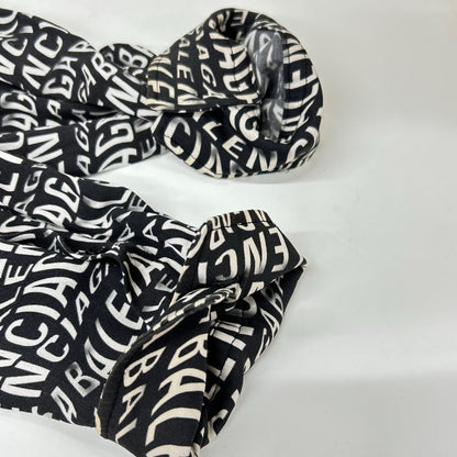 BALENCIAGA 508467 All-over Logo Rayon Shirt Size 38