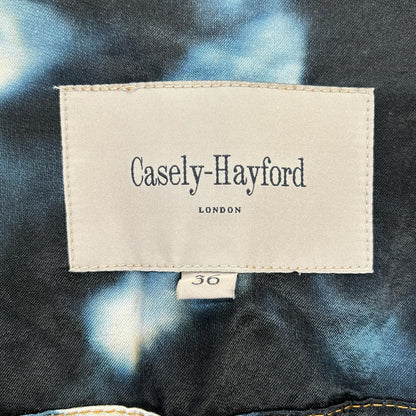 Casely Hayford Green All-over Pattern Cotton Suit Size 36