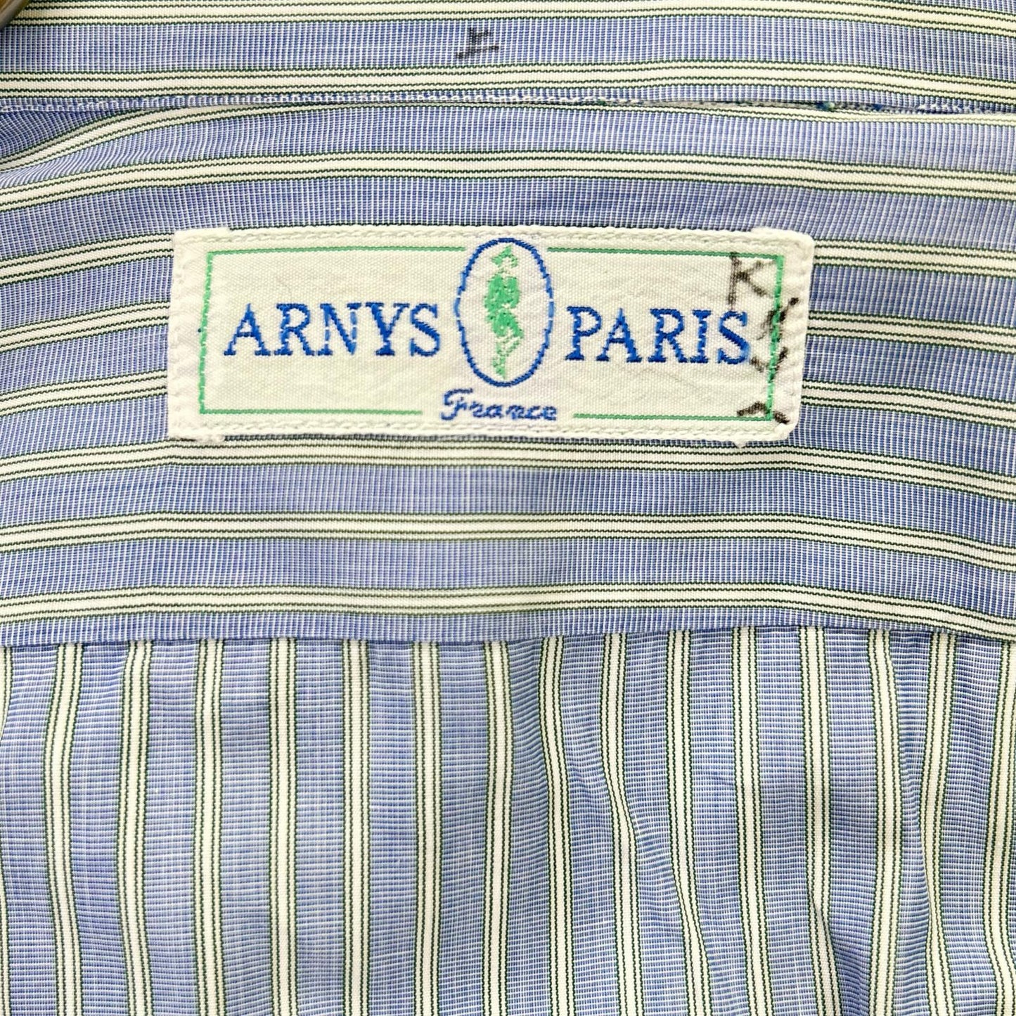 ARNYS Blue Stripe Cotton Long Sleeve Shirt