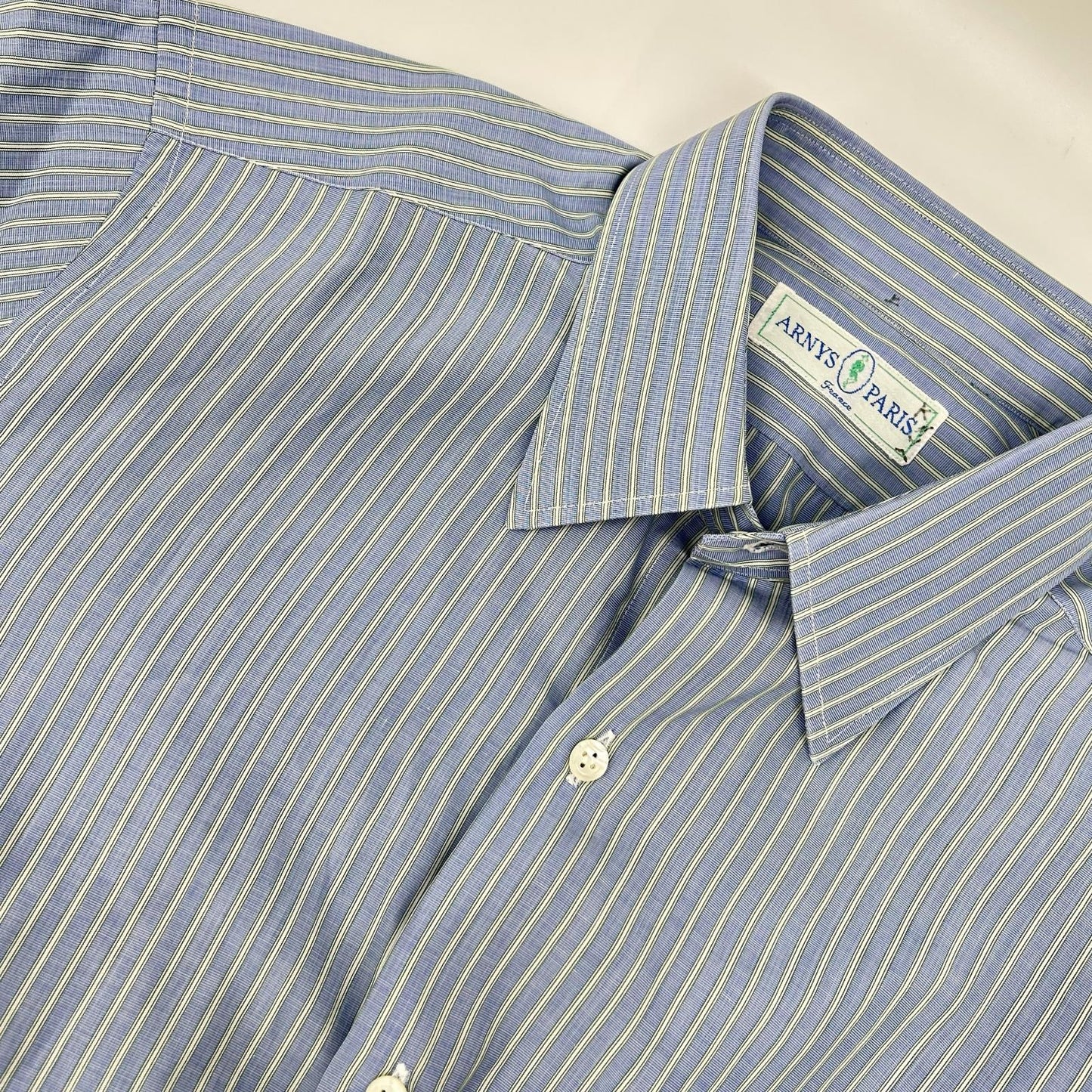 ARNYS Blue Stripe Cotton Long Sleeve Shirt