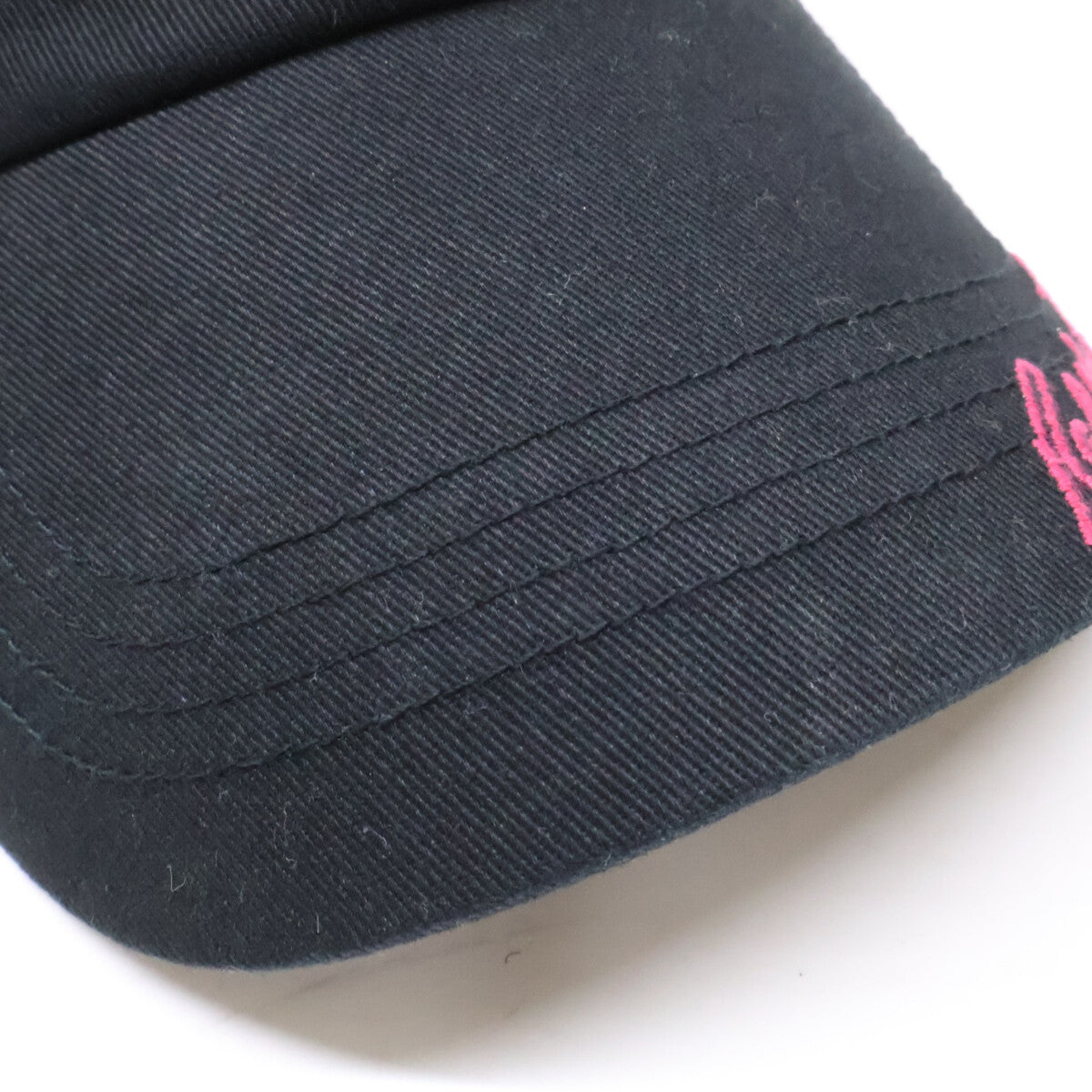 POLO RALPH LAUREN Pink Pony Twill Ball Cap Black