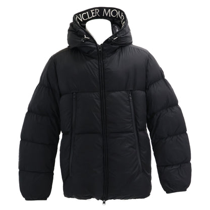 Moncler MONTCLA Inner Logo Tape Hooded Jacket Black Size 4