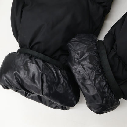 Moncler MONTCLA Inner Logo Tape Hooded Jacket Black Size 4