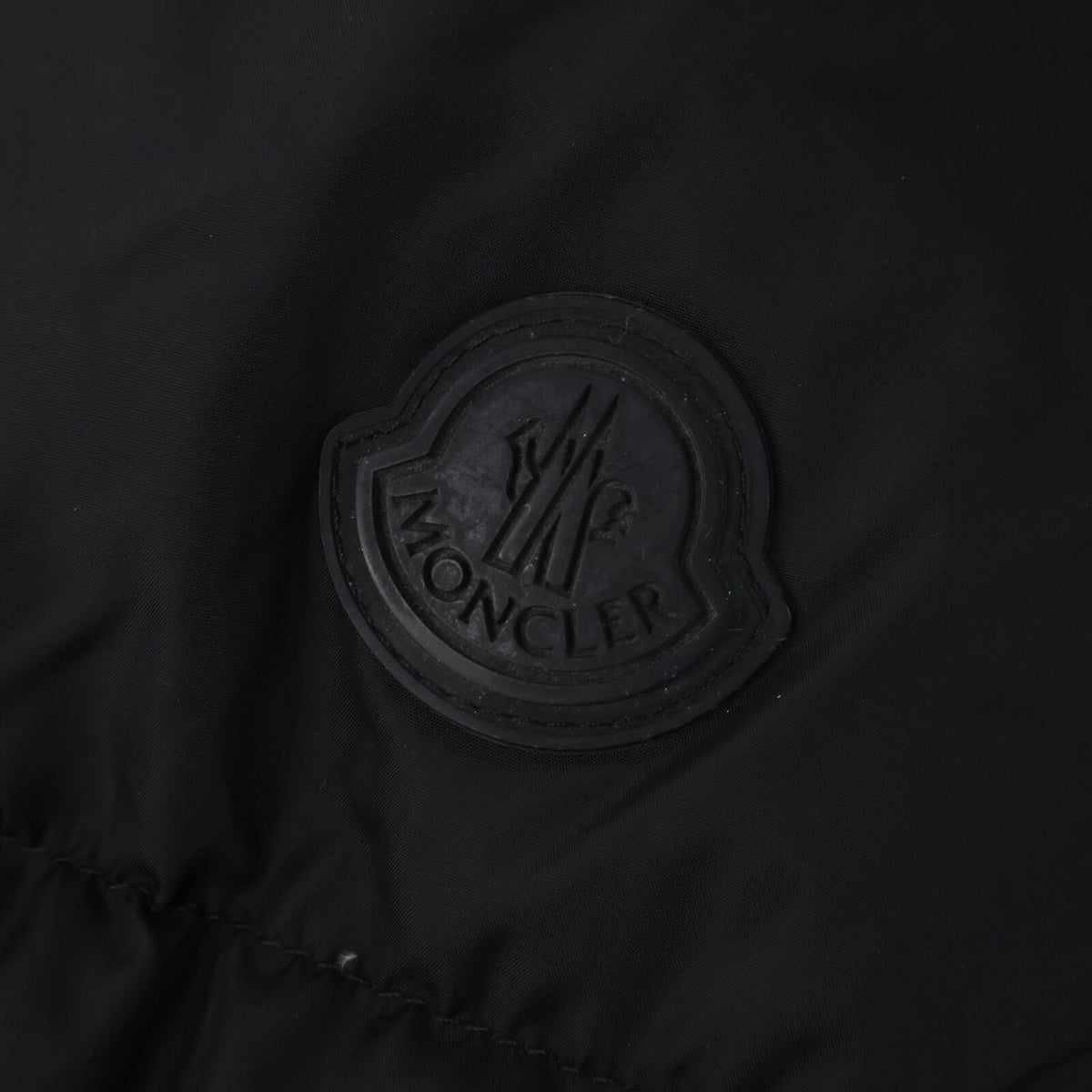 Moncler MONTCLA Inner Logo Tape Hooded Jacket Black Size 4