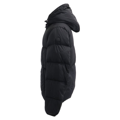 Moncler MONTCLA Inner Logo Tape Hooded Jacket Black Size 4
