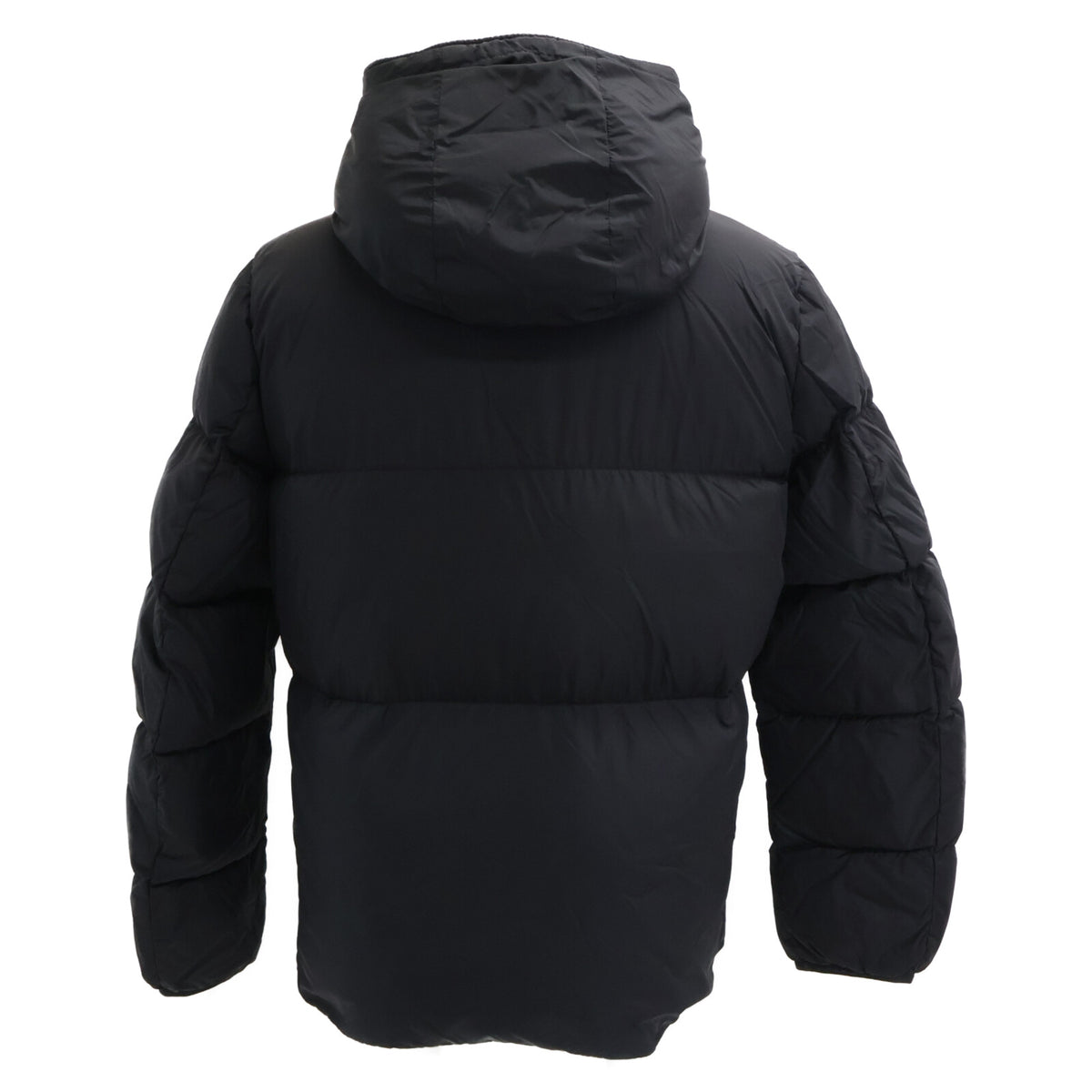 Moncler MONTCLA Inner Logo Tape Hooded Jacket Black Size 4