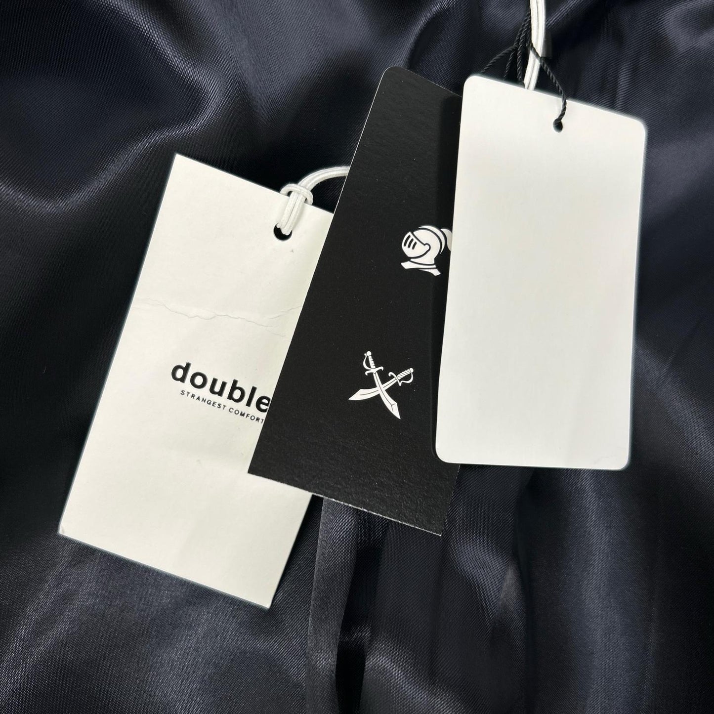doublet 18AW BONDING OVERSIZED Wool Peacoat Navy Coat Size M