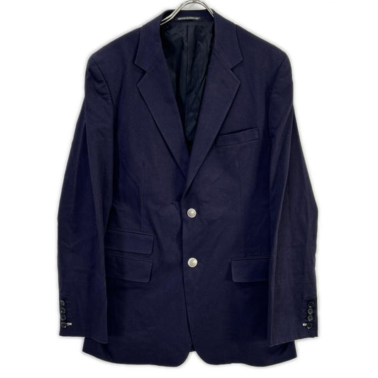 Yohji Yamamoto POUR HOMME Silver Button Blazer Navy Size 3