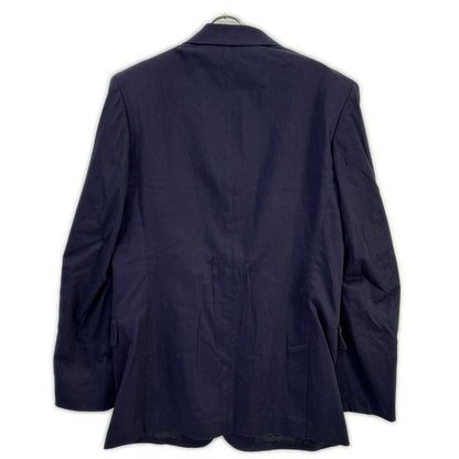 Yohji Yamamoto POUR HOMME Silver Button Blazer Navy Size 3