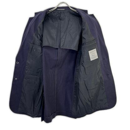 Yohji Yamamoto POUR HOMME Silver Button Blazer Navy Size 3