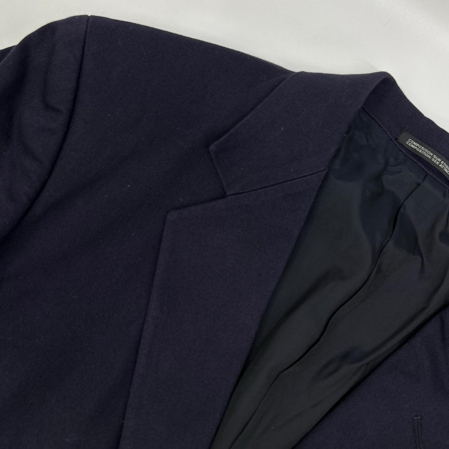 Yohji Yamamoto POUR HOMME Silver Button Blazer Navy Size 3