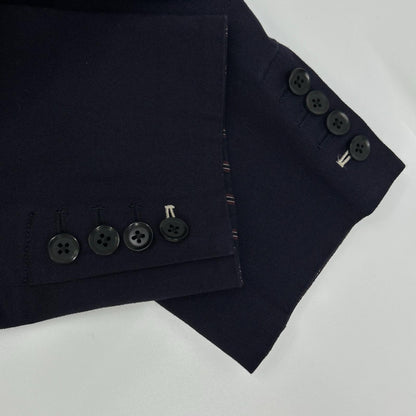 Yohji Yamamoto POUR HOMME Silver Button Blazer Navy Size 3