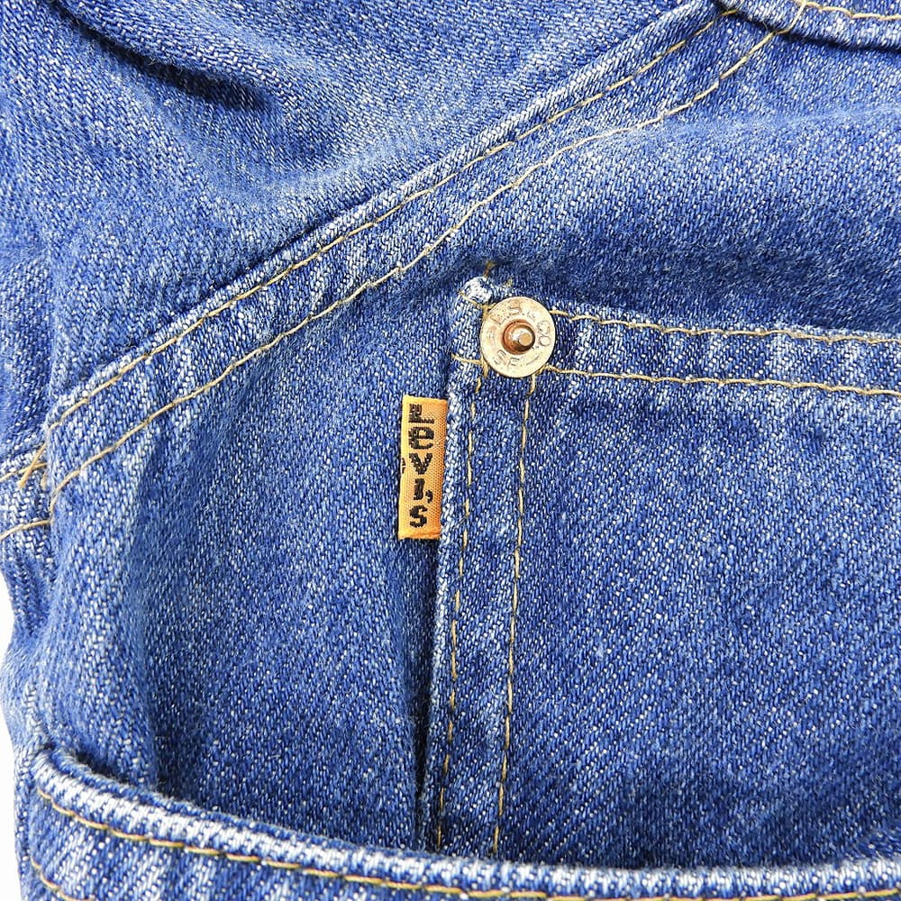 LEVI'S 80s Orange Tab Denim Jacket Blue