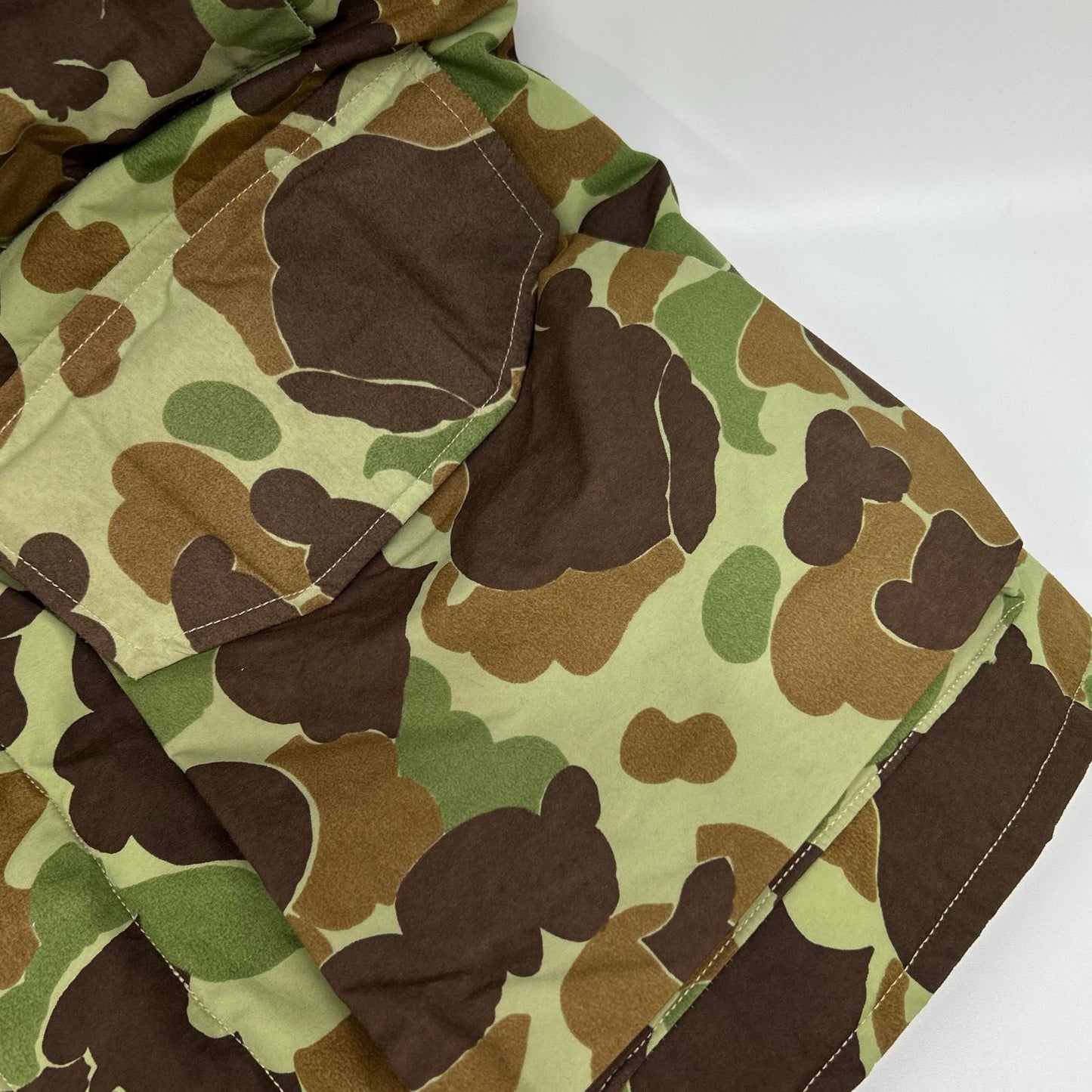 cabelas USA Camo GORE-TEX Fishing Jacket Khaki Brown