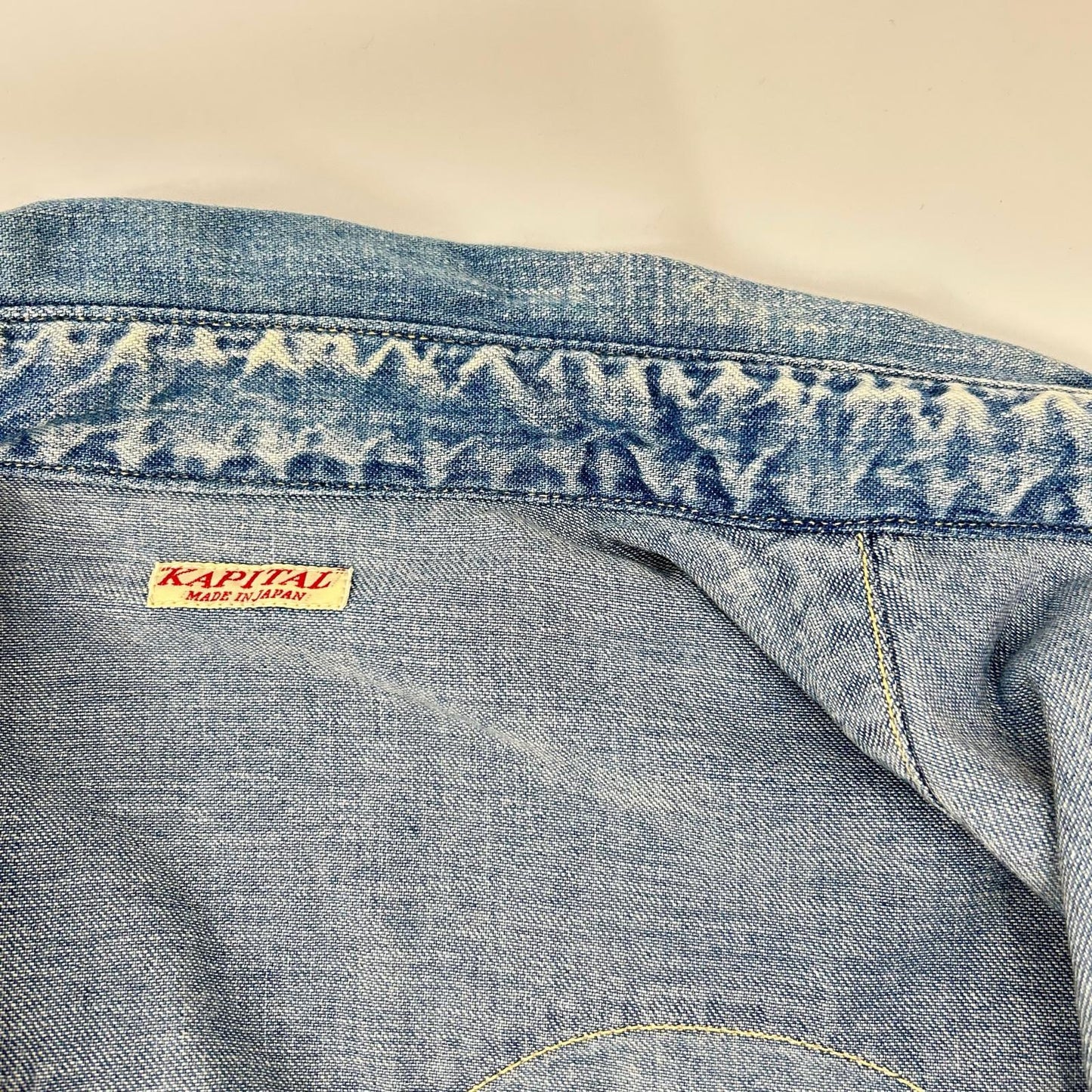 KAPITAL Western Denim Shirt Indigo Size XL