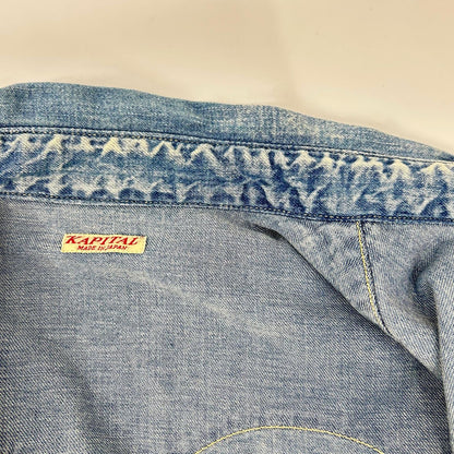 KAPITAL Western Denim Shirt Indigo Size XL