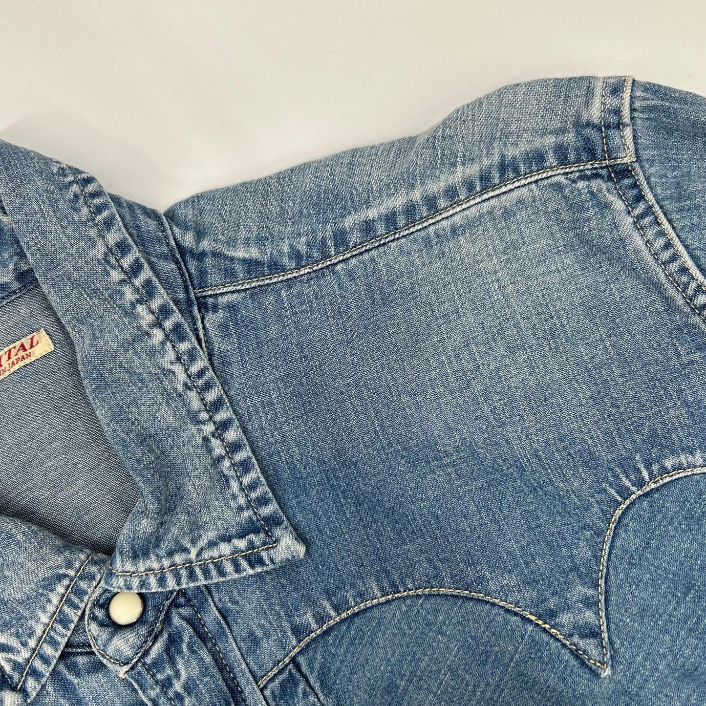 KAPITAL Western Denim Shirt Indigo Size XL