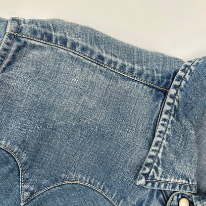 KAPITAL Western Denim Shirt Indigo Size XL