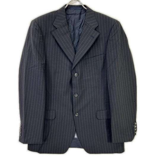 GUCCI Striped 3B Wool Blazer Black
