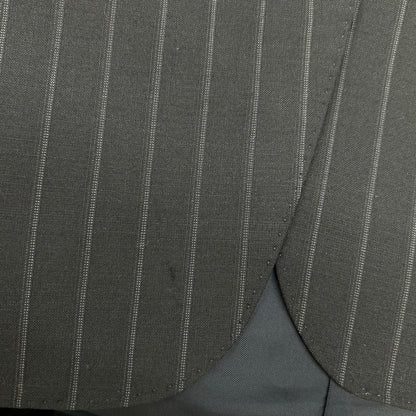 GUCCI Striped 3B Wool Blazer Black