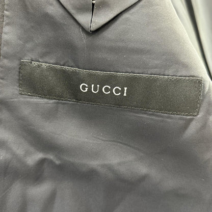 GUCCI Striped 3B Wool Blazer Black