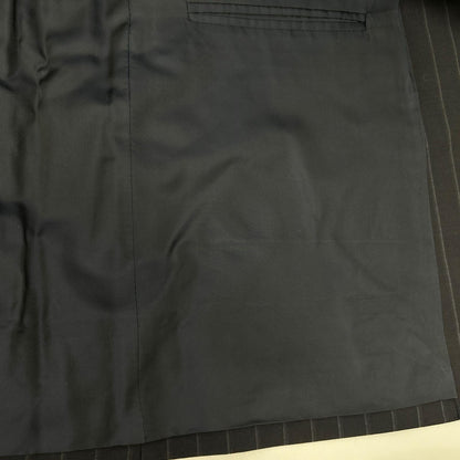 GUCCI Striped 3B Wool Blazer Black