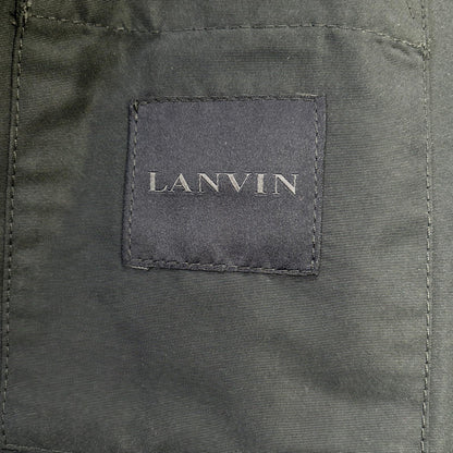 LANVIN Navy Nylon Military Jacket Size 48