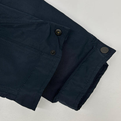 LANVIN Navy Nylon Military Jacket Size 48