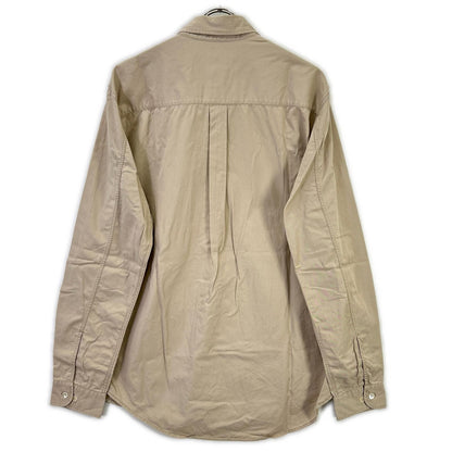 Helmut Lang Era Italian Cotton Shirt Beige Size 52