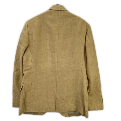 POLObyRalphLauren 90s Italian Linen 3-Button Jacket Size 42