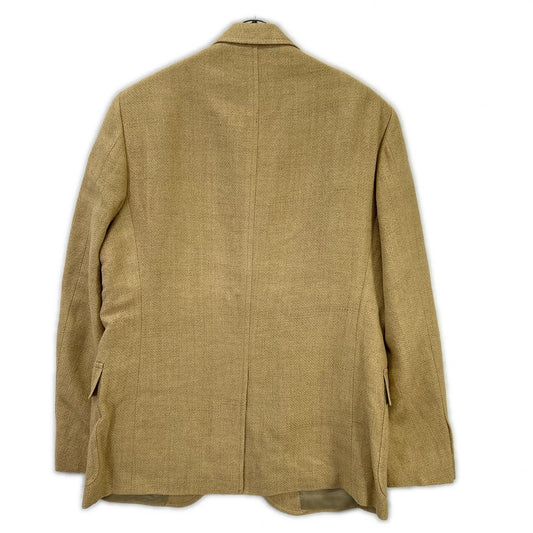 POLObyRalphLauren 90s Italian Linen 3-Button Jacket Size 42