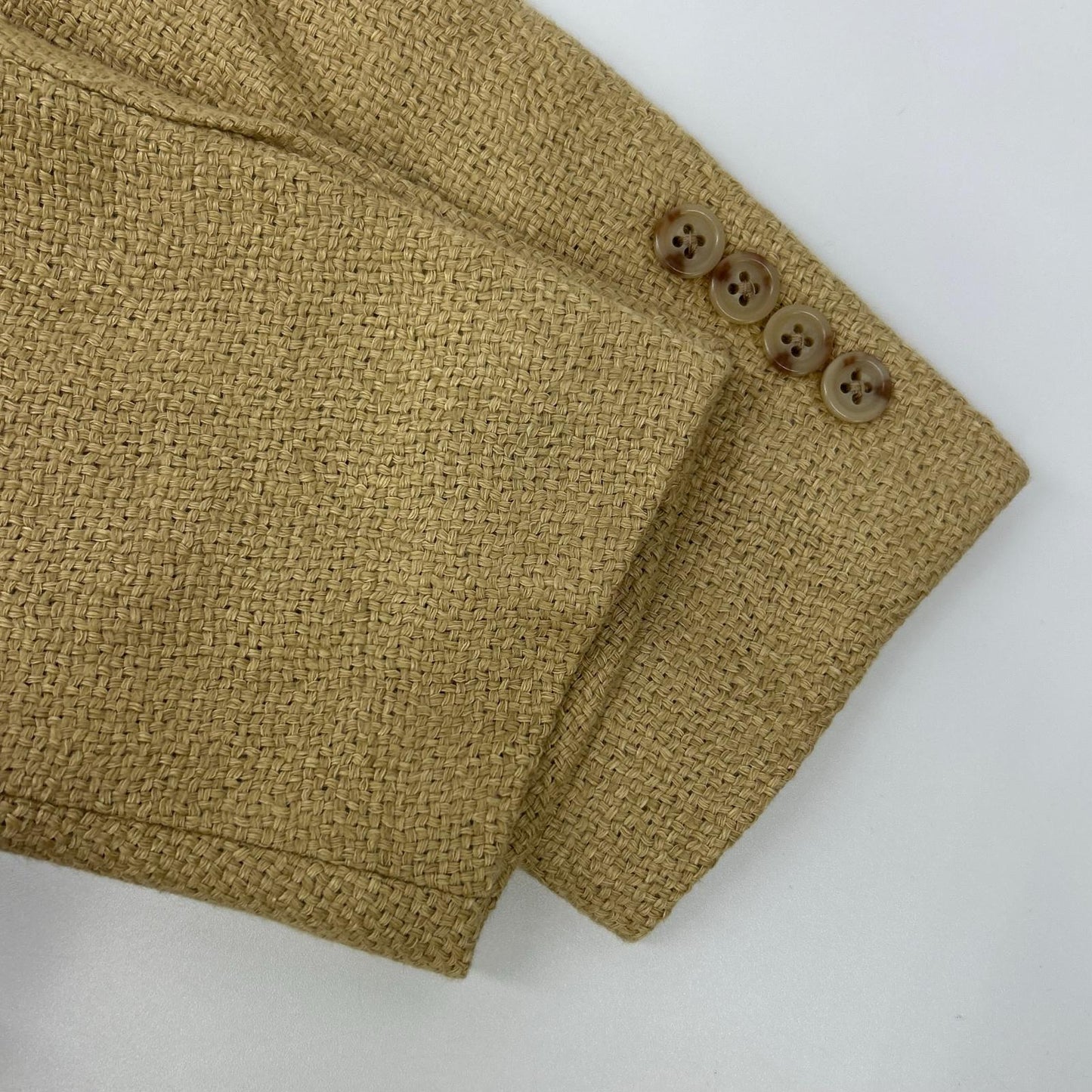 POLObyRalphLauren 90s Italian Linen 3-Button Jacket Size 42