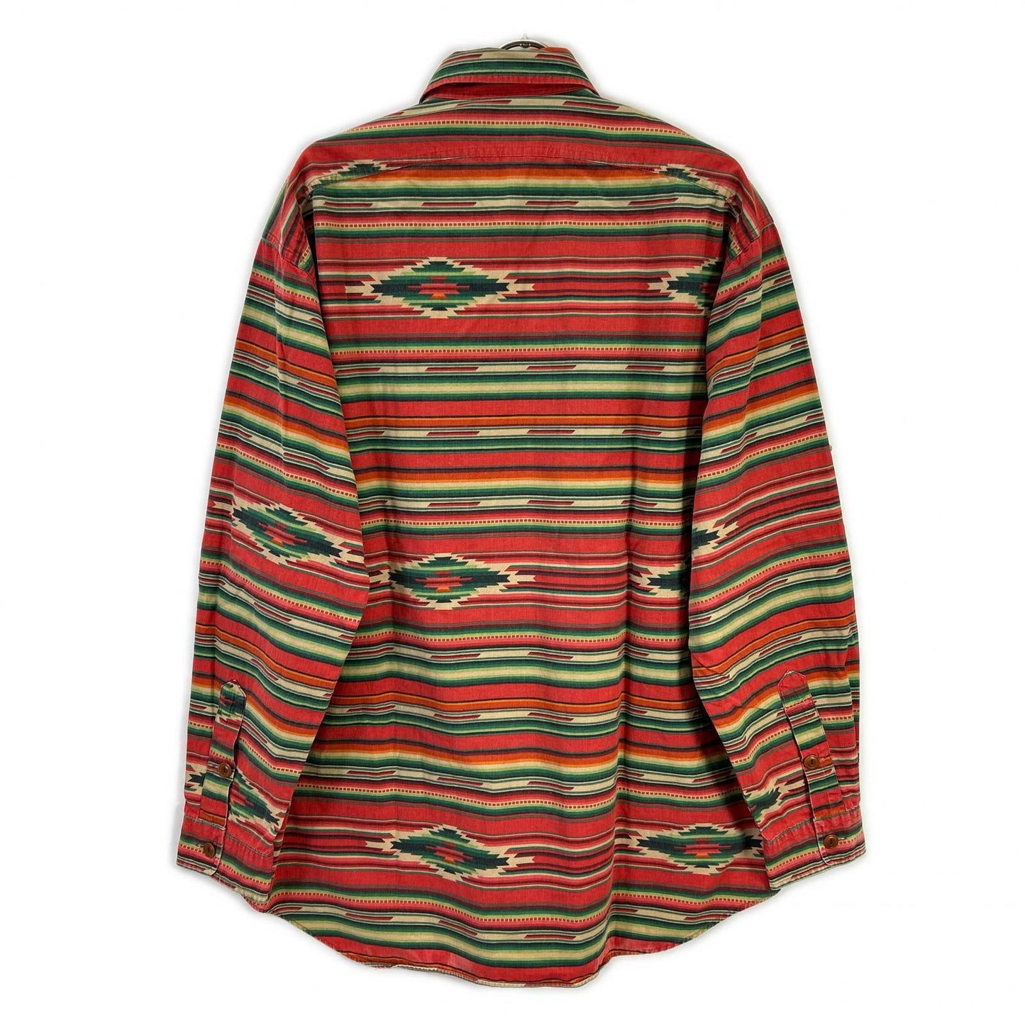 POLObyRalphLauren 90s Native Pattern Long Sleeve Polo Size L