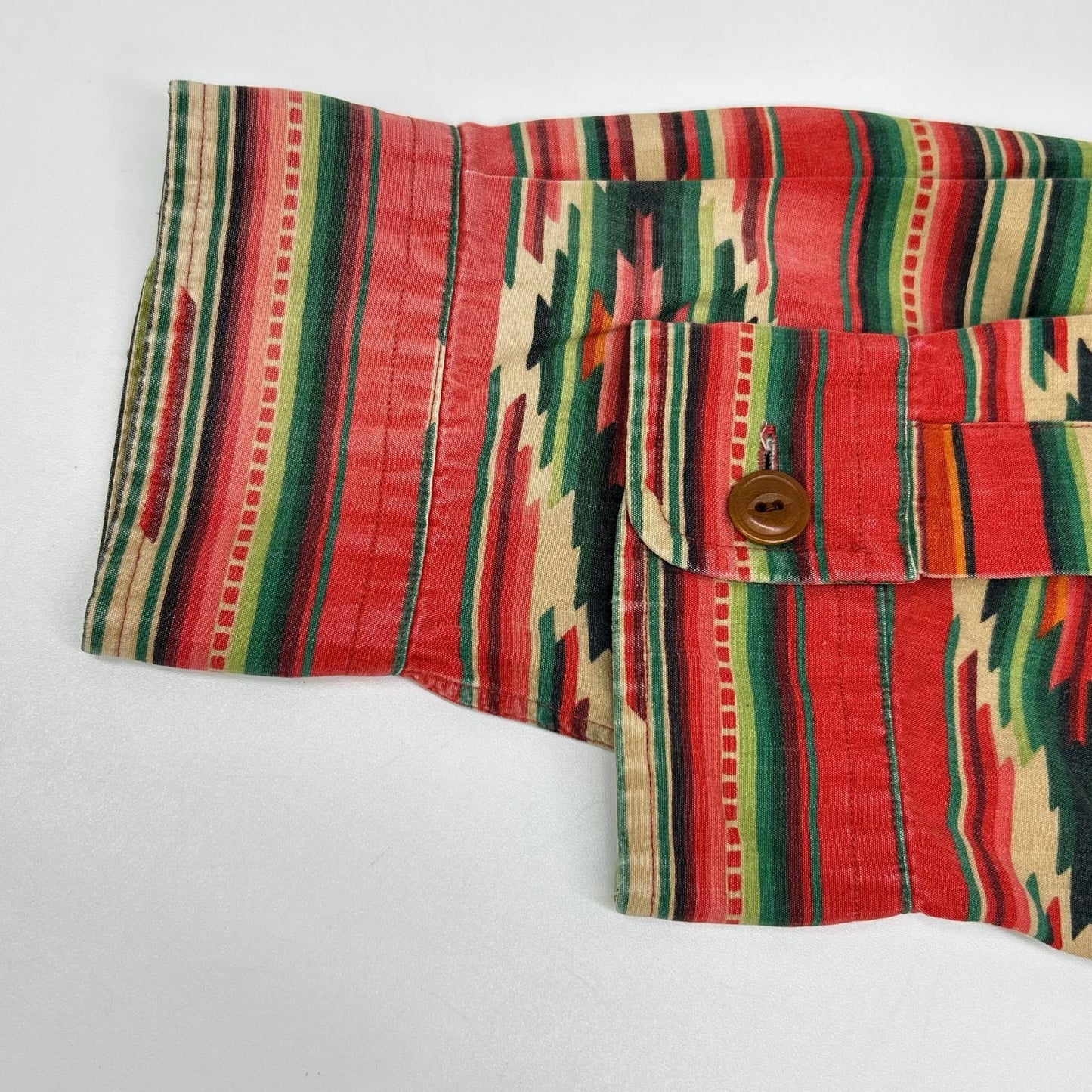 POLObyRalphLauren 90s Native Pattern Long Sleeve Polo Size L