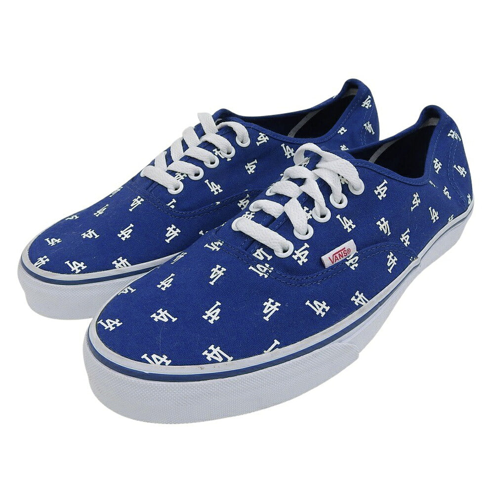 VANS MLB Dodgers Authentic Canvas Sneakers Size 10.5(US)