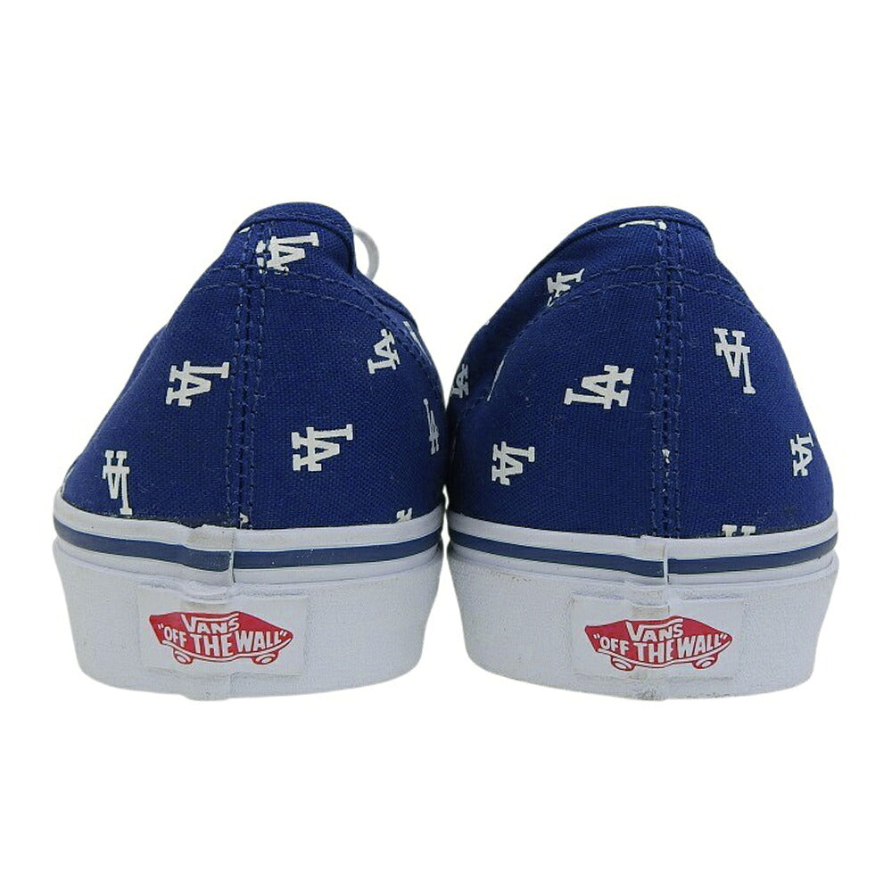 VANS MLB Dodgers Authentic Canvas Sneakers Size 10.5(US)