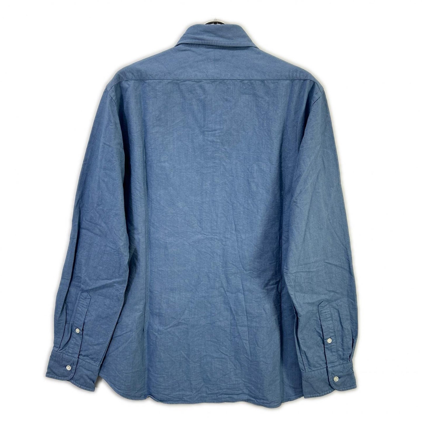 NIGEL CABOURN Blue Cotton Long Sleeve Shirt Size 52