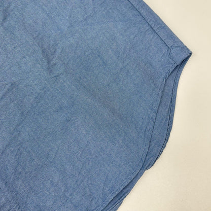 NIGEL CABOURN Blue Cotton Long Sleeve Shirt Size 52
