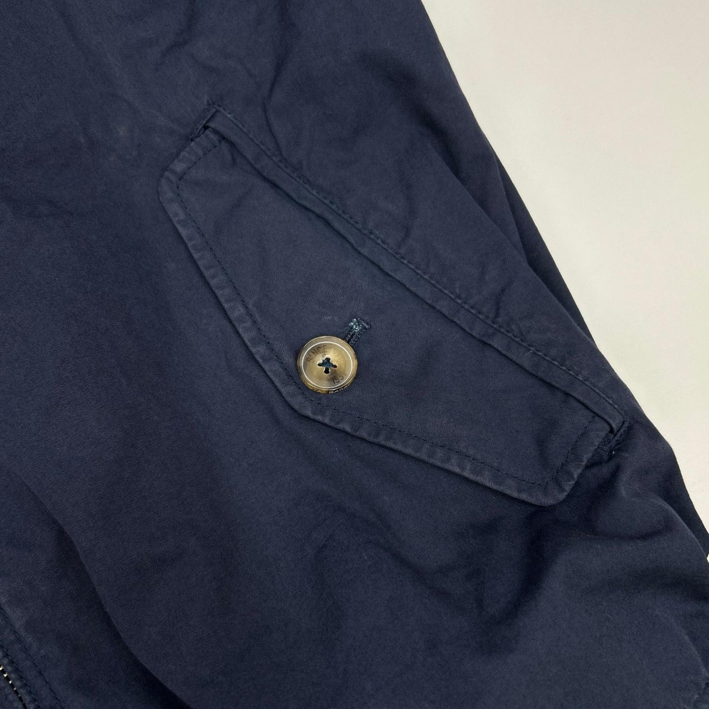 BARACUTA Navy British Made G9 Harrington Jacket Size 44