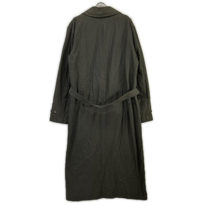 GIORGIOARMANI Khaki Check Lining Belted Trench Coat